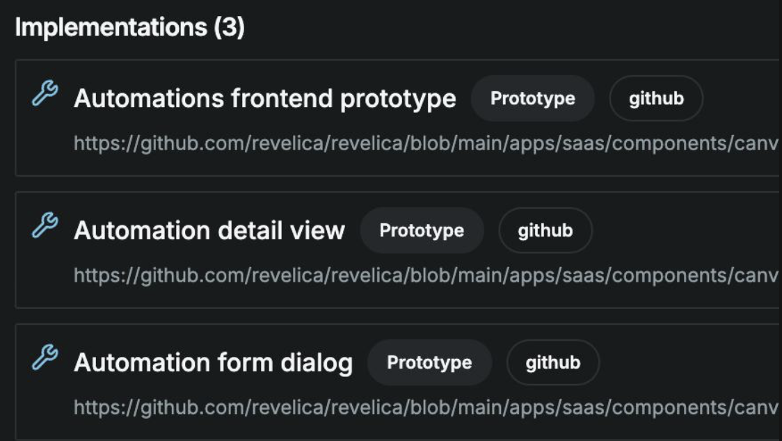 Connect delivery to product context